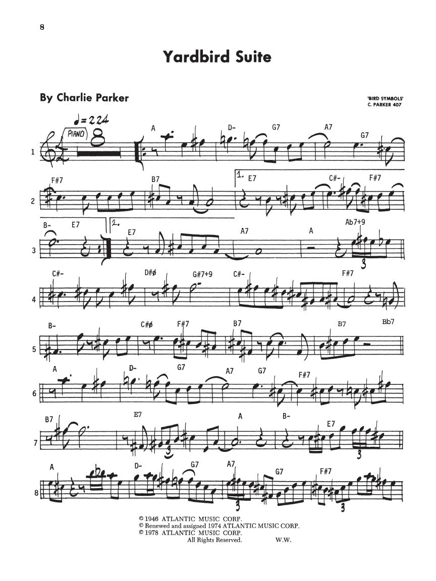 Charlie Parker Omnibook - E Flat Instruments Jazz