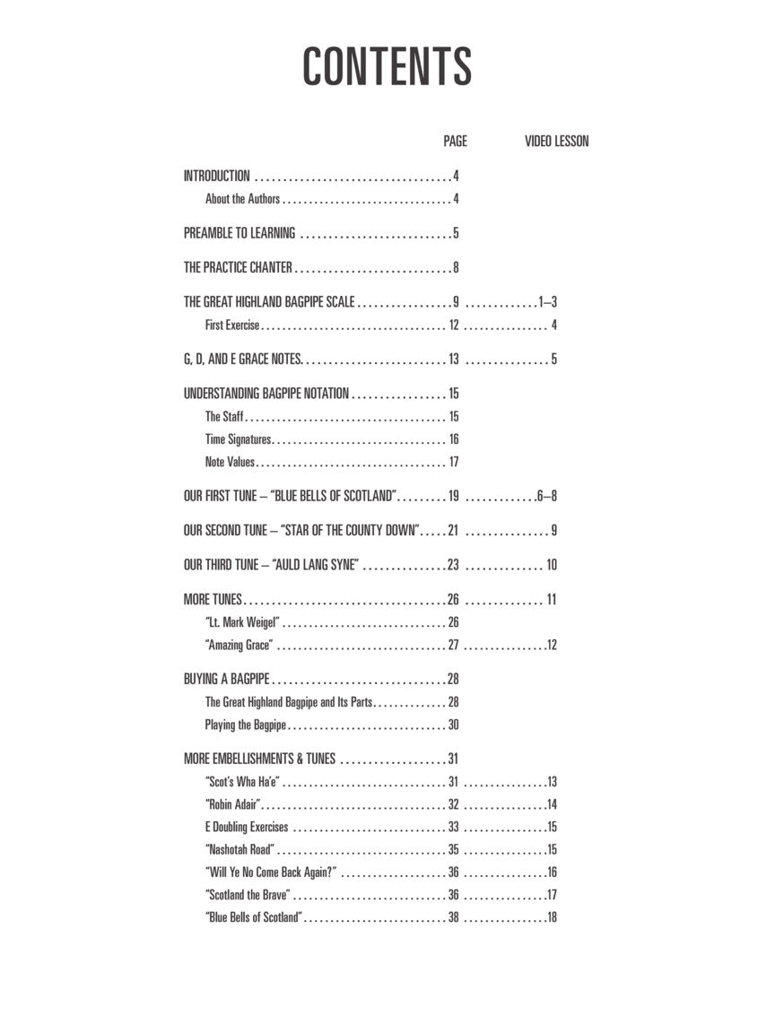 Hal Leonard - Bagpipe Method Book/Olv