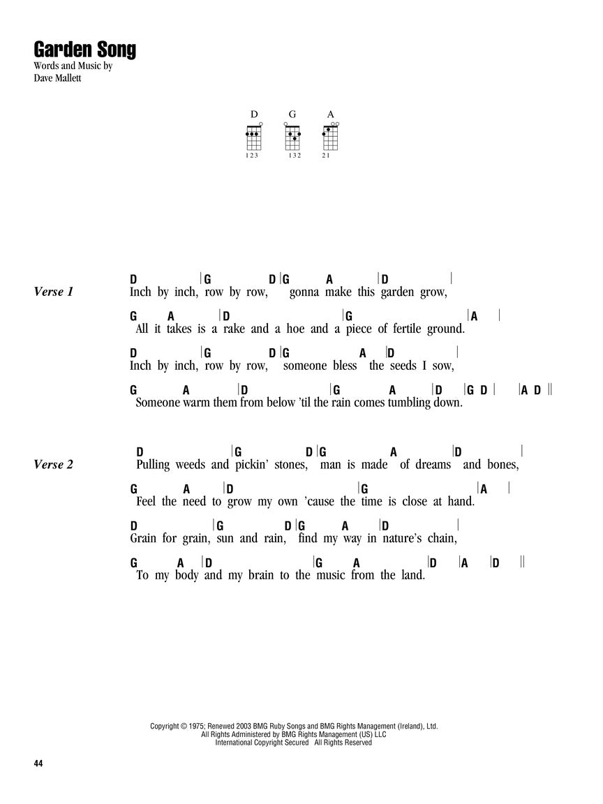 4 Chord Ukulele Songbook Strum & Sing Book (58 Songs)