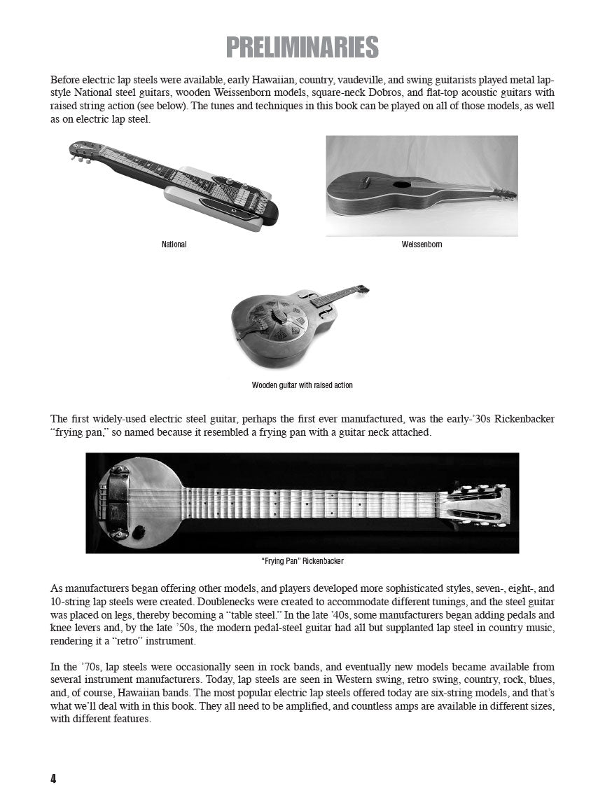 Fretboard Roadmaps Lap Steel Guitar Book/Ola