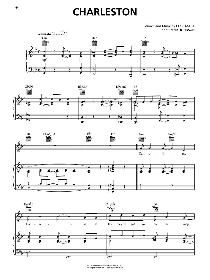 100 Hit Songs Of The 1920's Play Along PVG Songbook/Ola