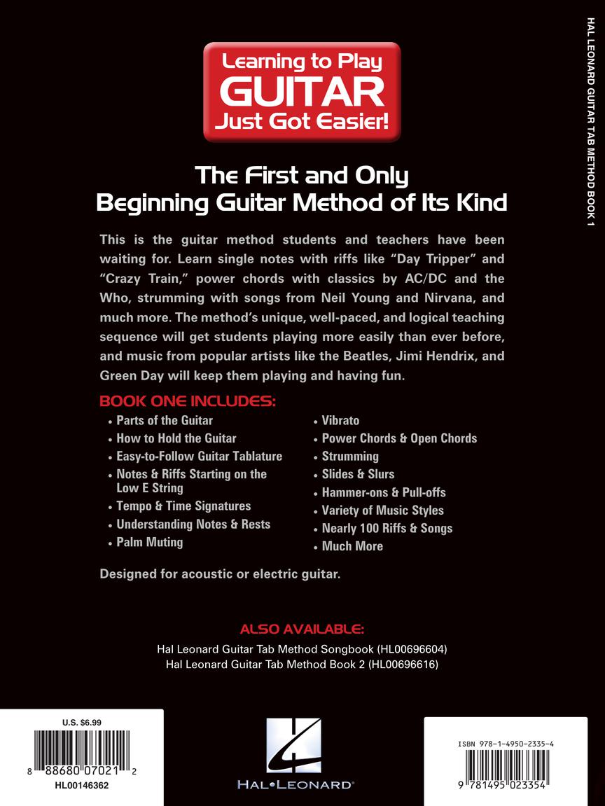 Hal Leonard Guitar Tab Method Book & Folk