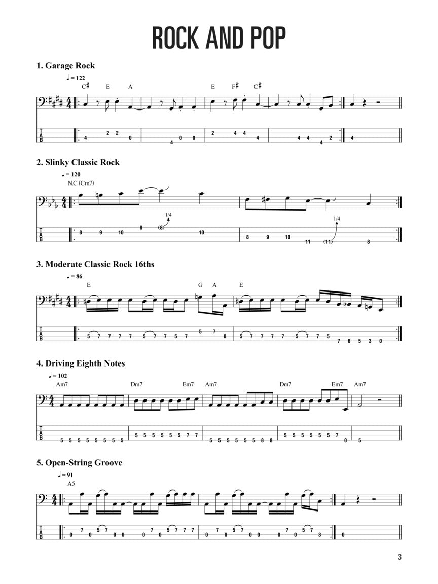 Hal Leonard Bass Method - 500 Bass Lines In All Styles Book/Ola