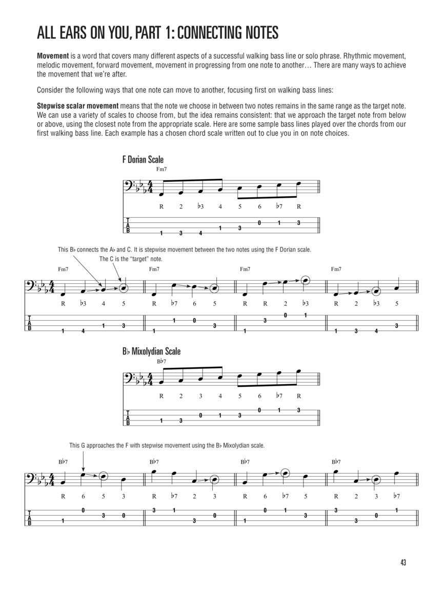 Hal Leonard Bass Method - Jazz Bass Book/Ola