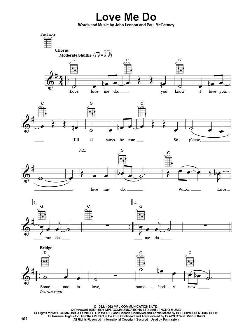 尤克里里简单歌曲集(50首)