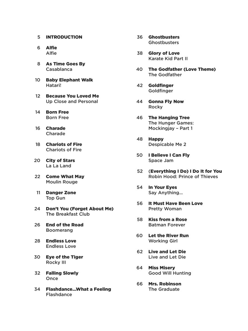 Movie Songs - Super Easy Piano Songbook