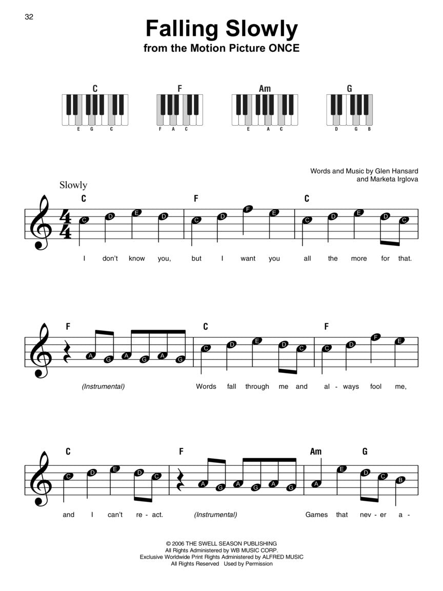 Movie Songs - Super Easy Piano Songbook