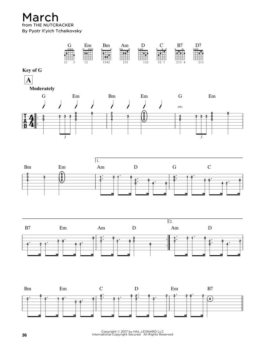 吉他入门:50首必弹圣诞颂歌曲集