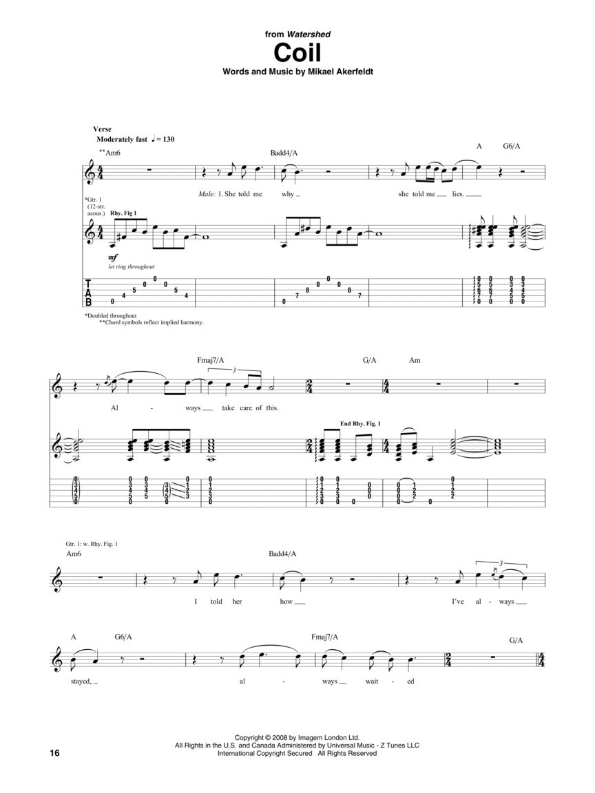Opeth 乐队精选吉他谱集(第二版)