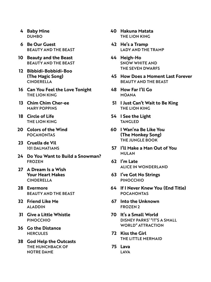 Disney - Strum & Sing Ukulele Book