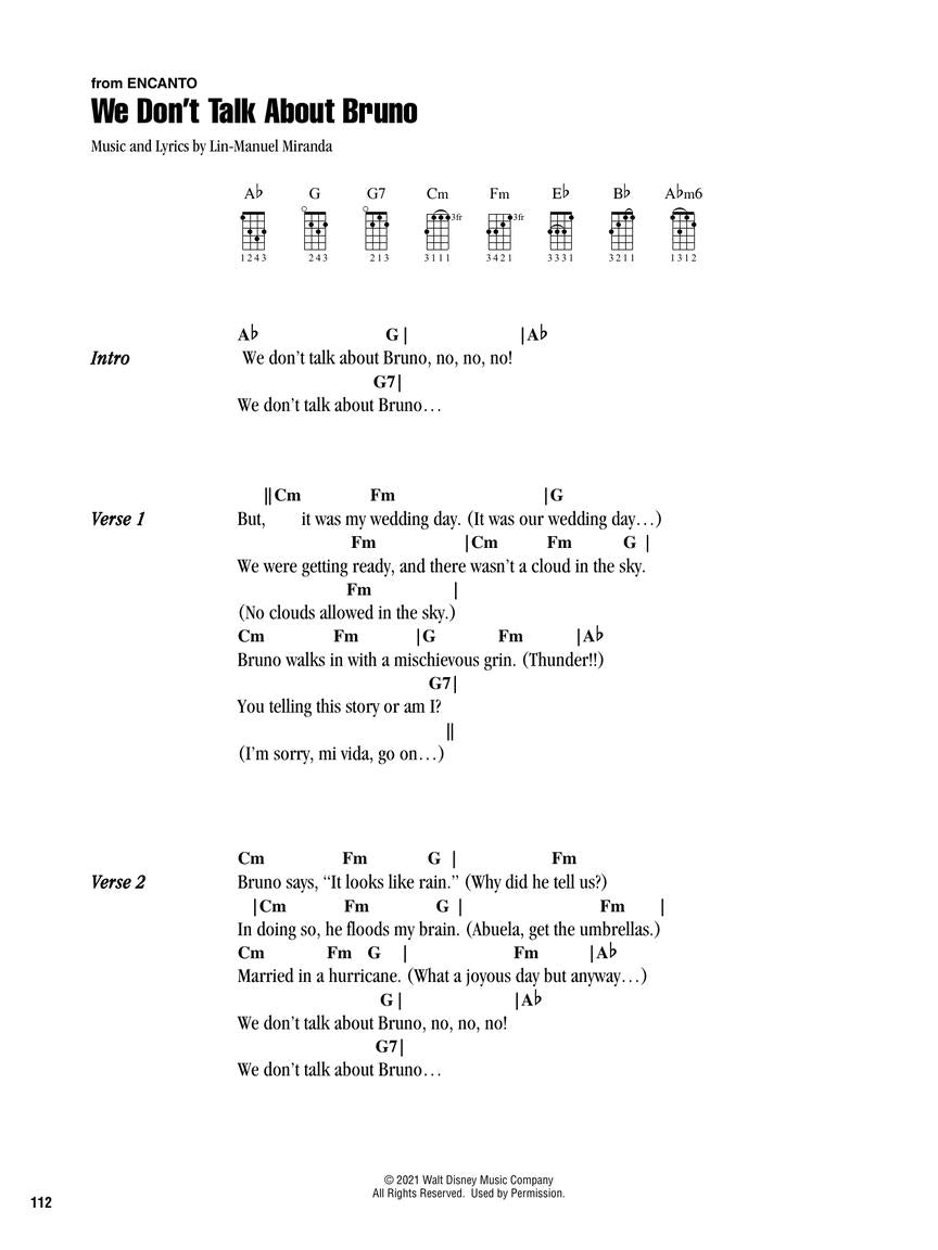 Disney - Strum & Sing Ukulele Book