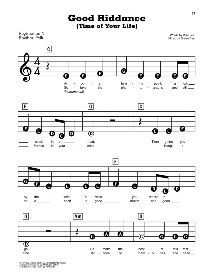 四和弦歌曲 - Ez Play 钢琴曲集第 32 册