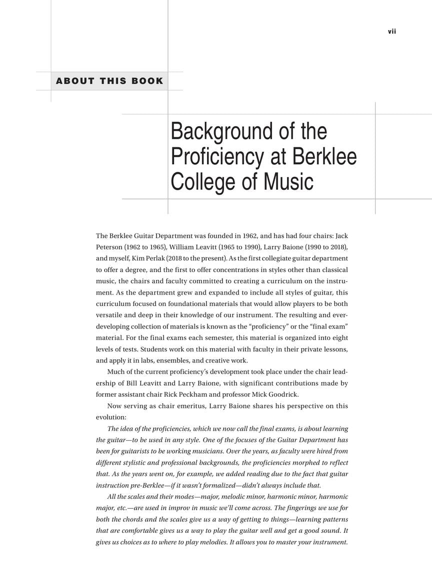 Berklee Guitar Theory Book