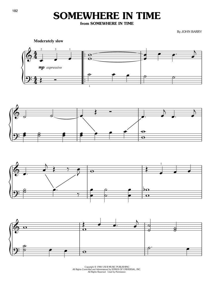 First 50 Movie Themes You Should Play On Piano Book