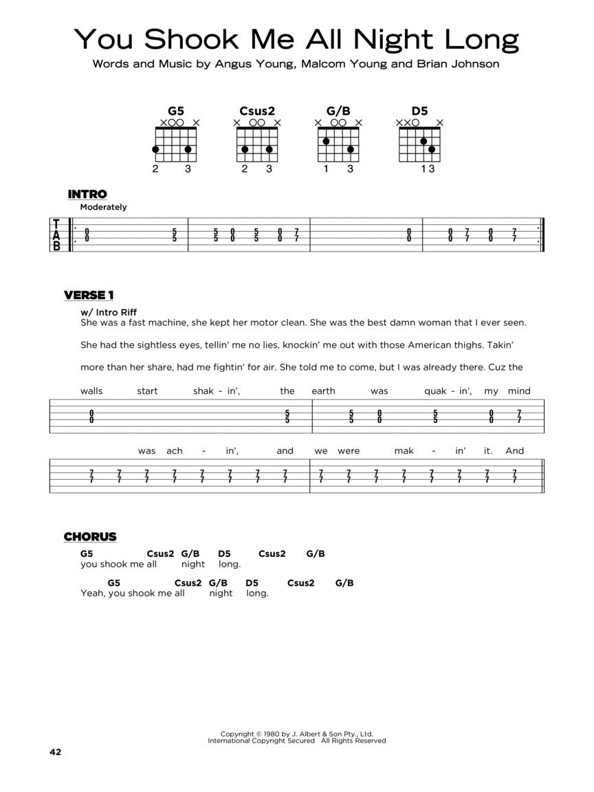 Rock Classics - Really Easy Guitar Songbook