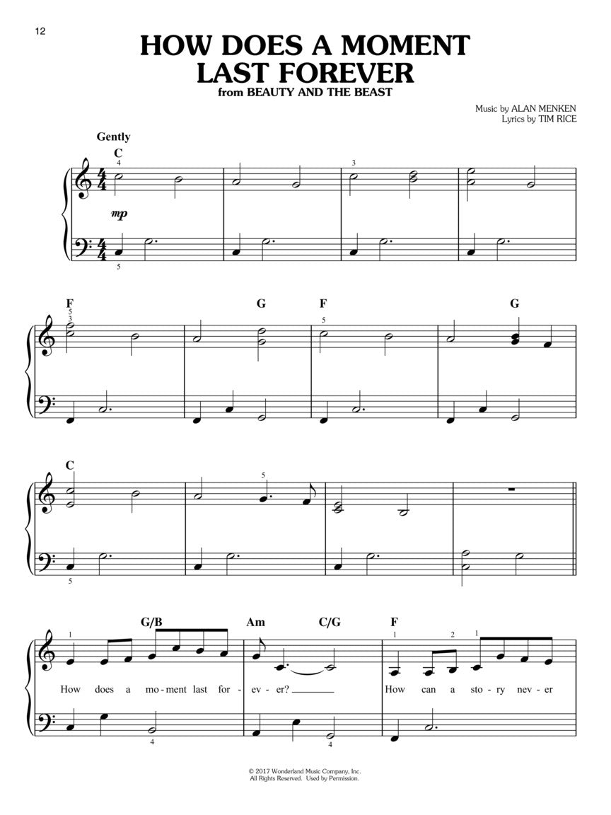 Songs From A Star Is Born, La La Land, Greatest Showman For Easy Piano Book