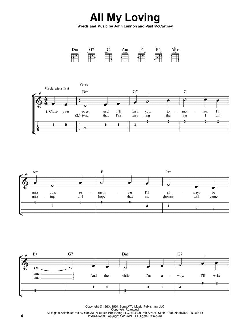 First 50 Melodies You Should Play On Ukulele Songbook
