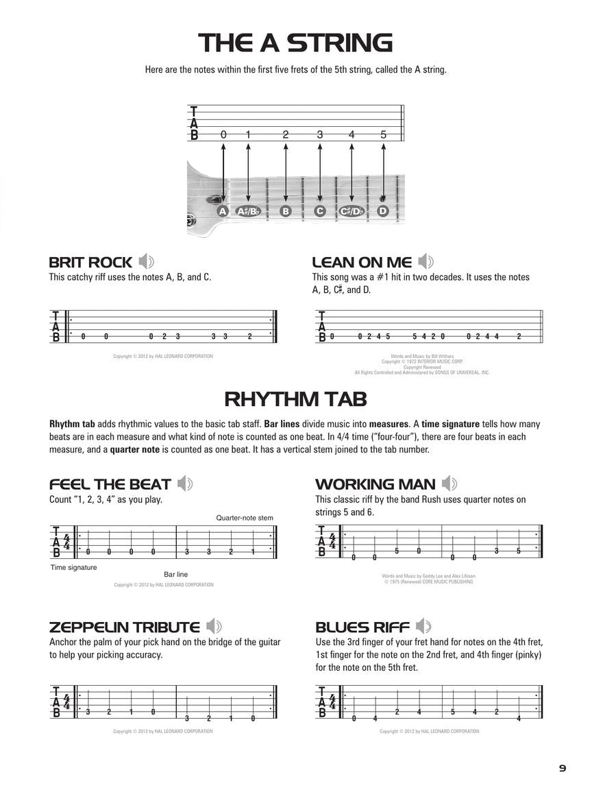 Hal Leonard Guitar Tab Method - Books 1, 2 & 3 Completed Edition (Books/Ola)