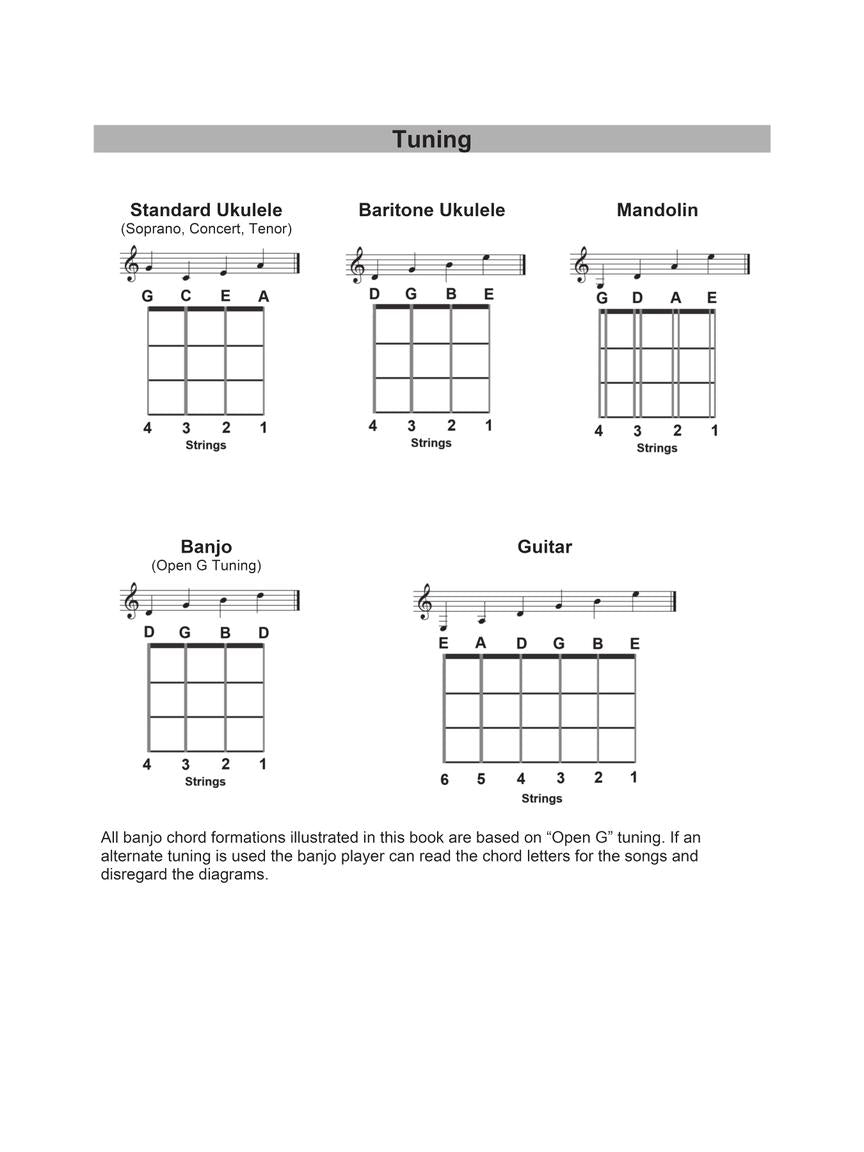 Pop Standards Strum Together Songbook for Ukes, Guitar, Mandolin & Banjo