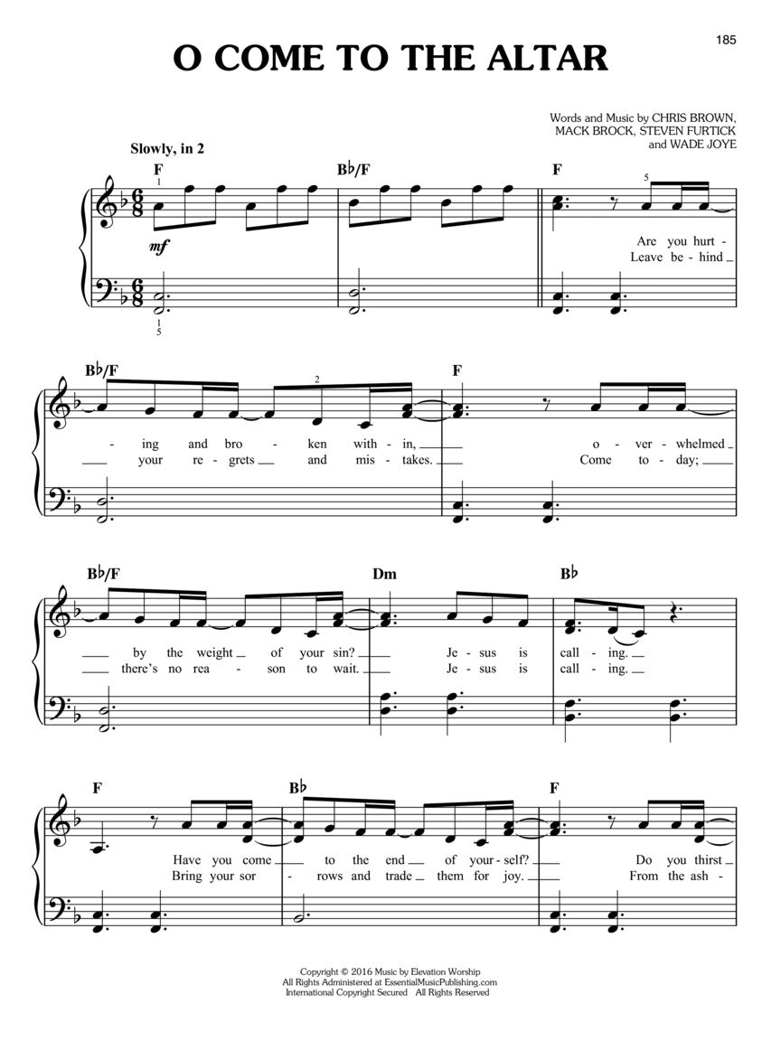 最优秀的赞美与敬拜歌曲精选(第二版):简易钢琴乐谱集