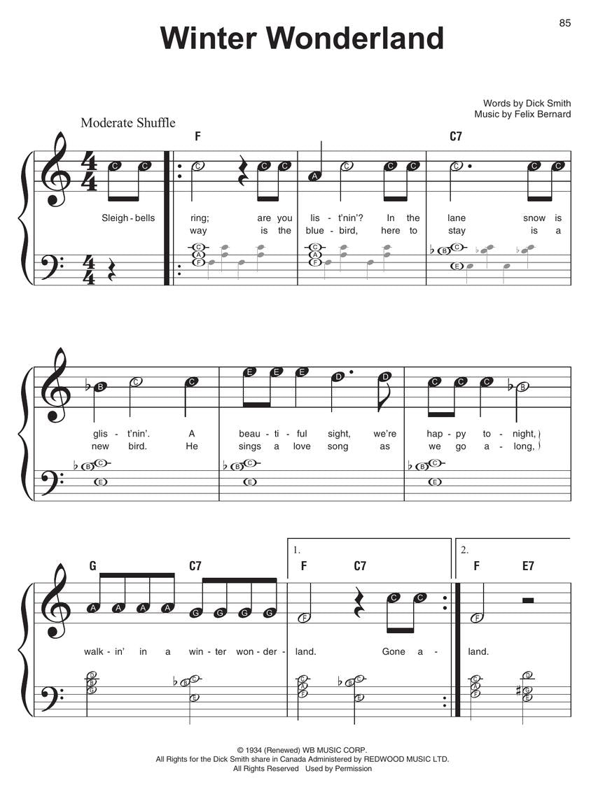 圣诞经典曲目——即兴钢琴曲集及音频(30首金曲)