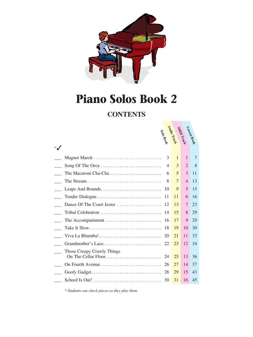 Hal Leonard Student Piano Library - Piano Solos Level 2 Book