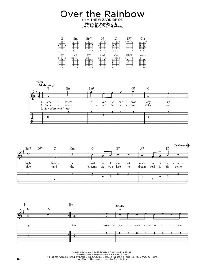 吉他初学者必学的50首儿童歌曲曲谱集