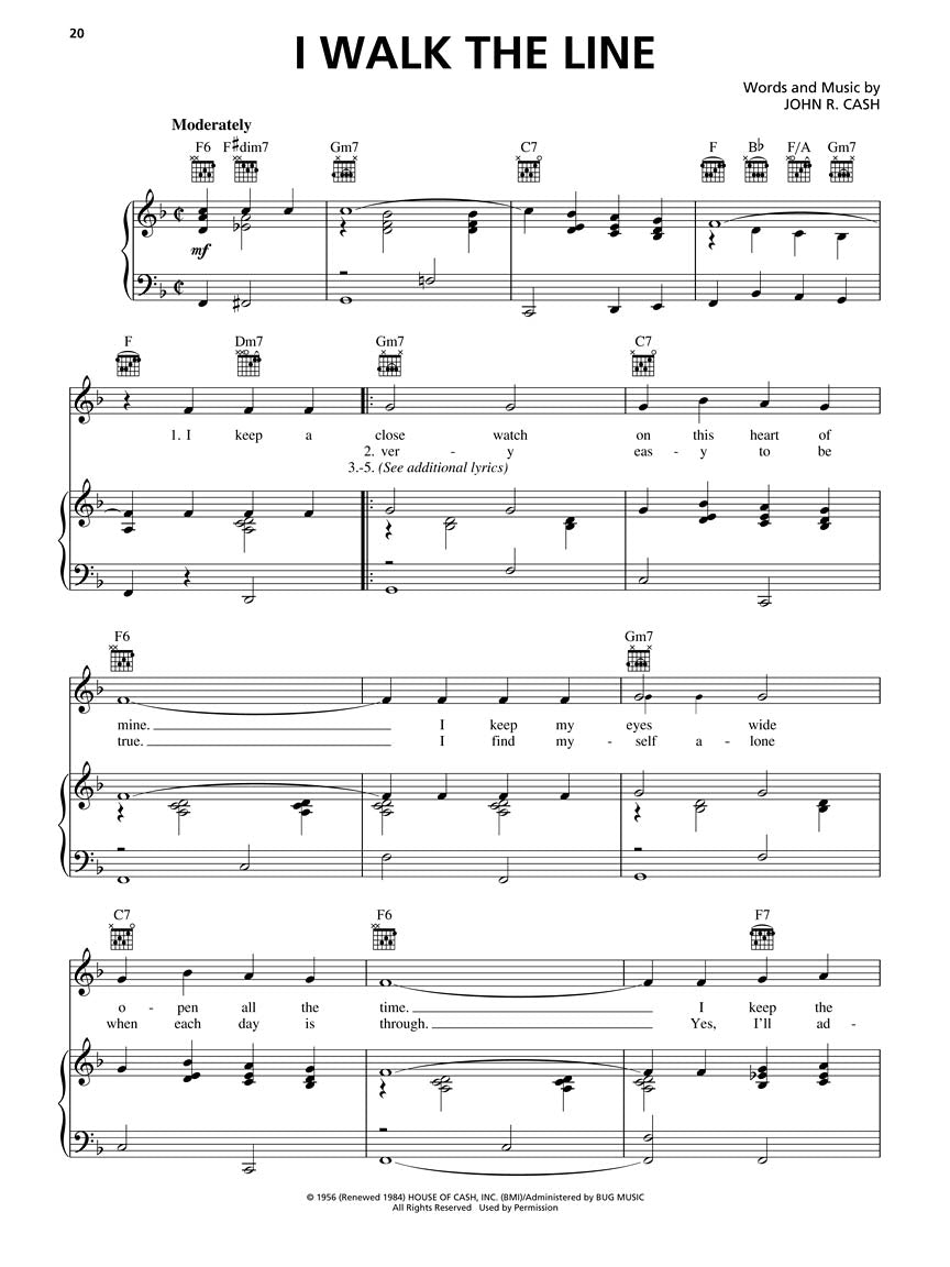 Johnny Cash 钢琴伴奏系列第 112 册(附 CD)