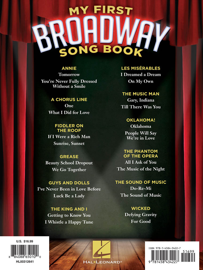 My First Broadway Songbook For Easy Piano & Keyboard
