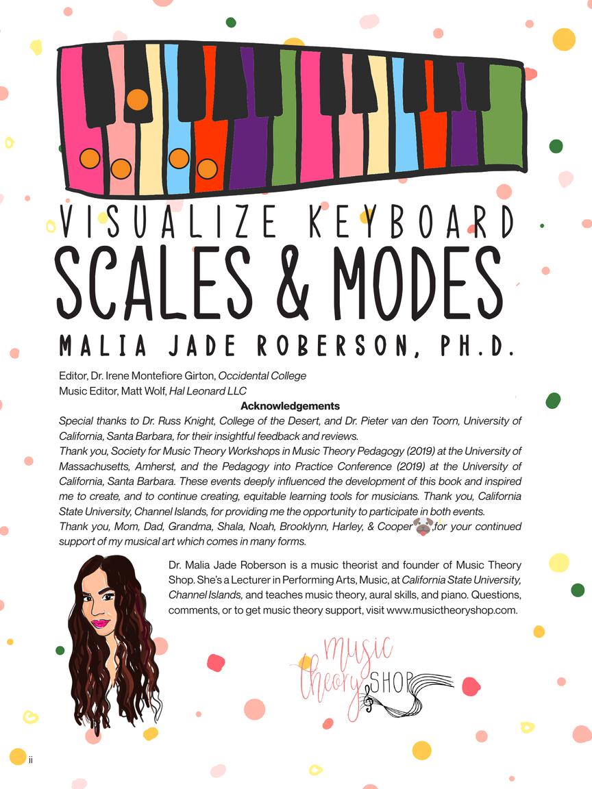 Visualize Keyboard Scales & Modes Book