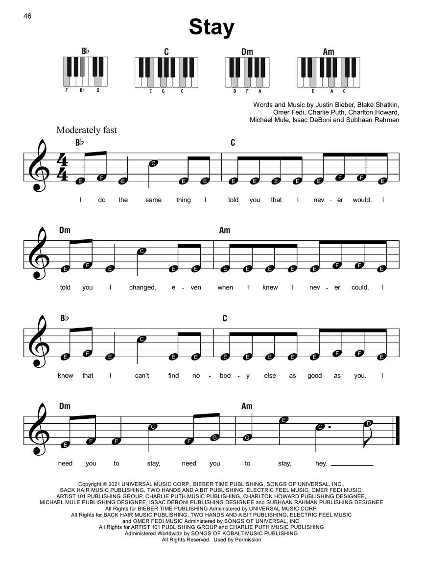 Chart Hits - Super Easy Piano Songbook