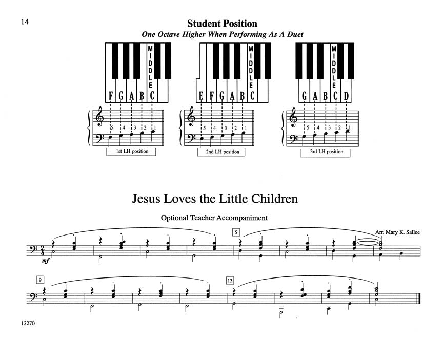 Teaching Little Fingers To Play - Hymns Book