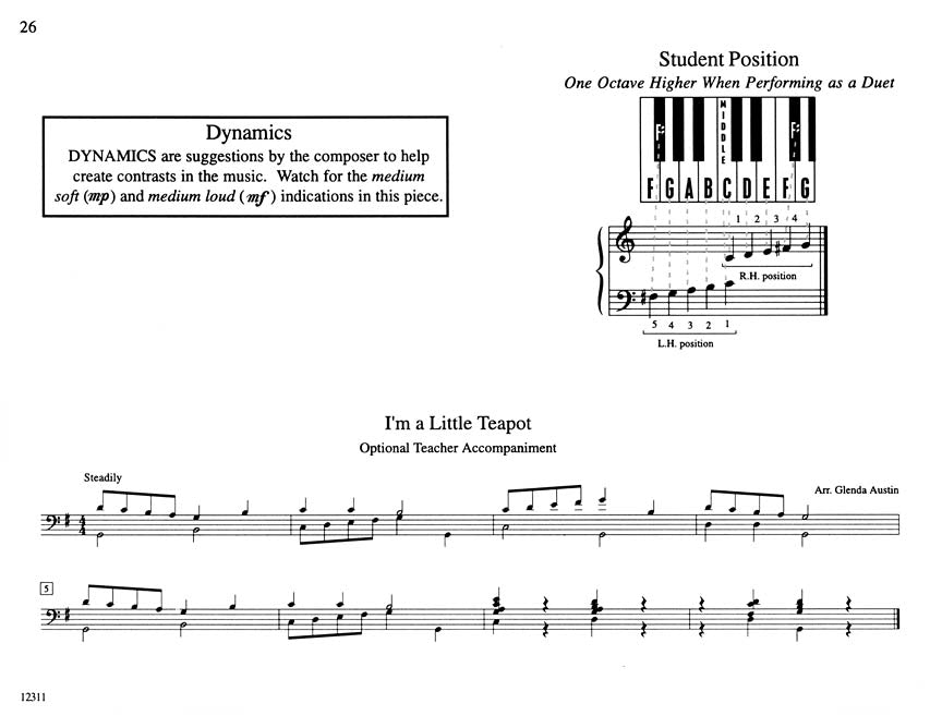 Teaching Little Fingers To Play - Familiar Tunes Book
