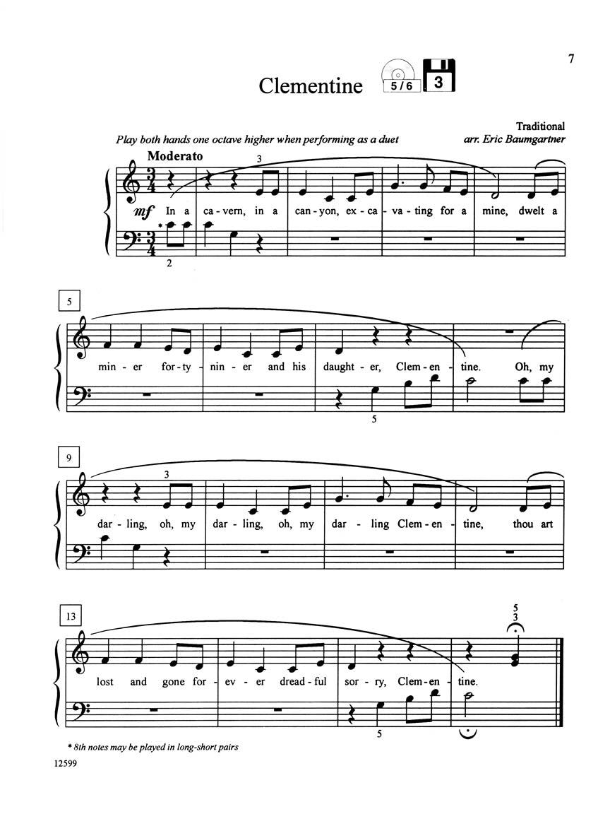 Teaching Little Fingers To Play - More American Tunes Book