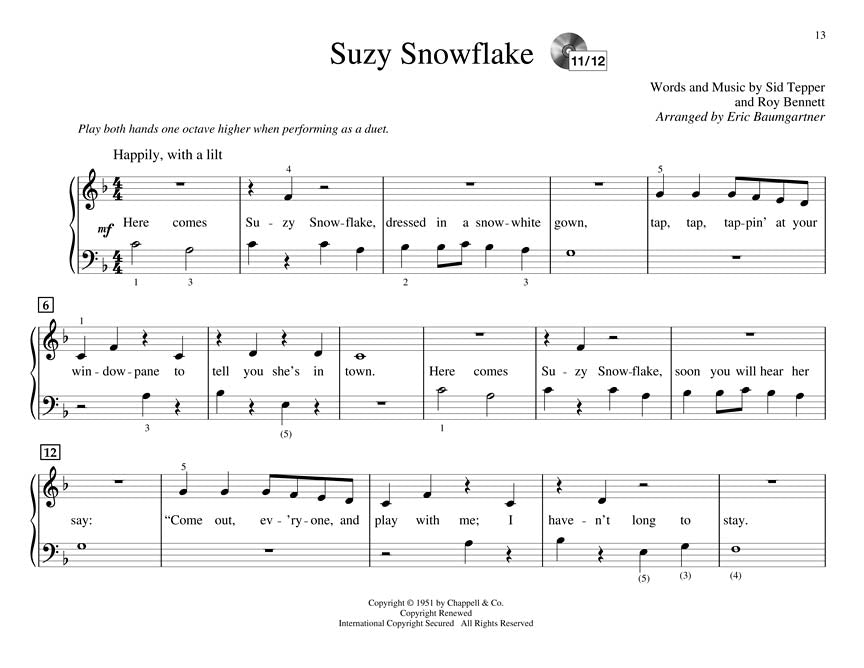 Teaching Little Fingers To Play - Christmas Classics Book/Cd