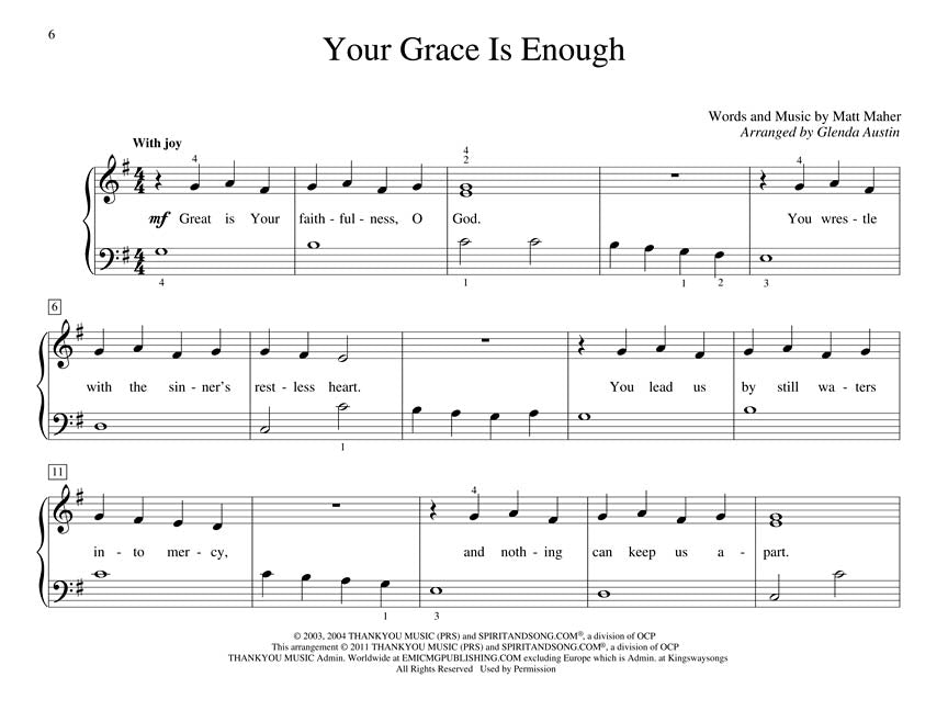 John Thompsons Easiest Piano Course - First Worship Songs Book & Keyboard
