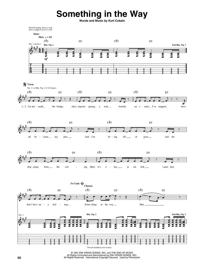 Nirvana - Nevermind 吉他谱书