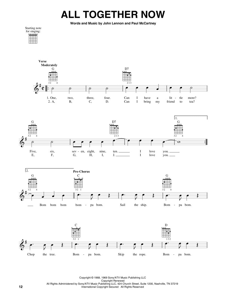 The Beatles - The Complete Easy Guitar Book (Updated Edition)