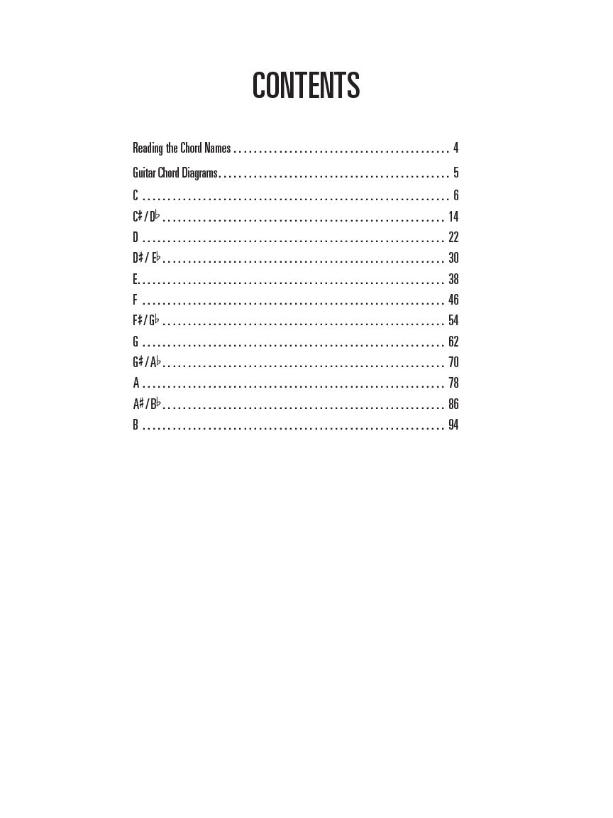 Hal Leonard Guitar Method - Incredible Chord Finder Book (2nd Edition)