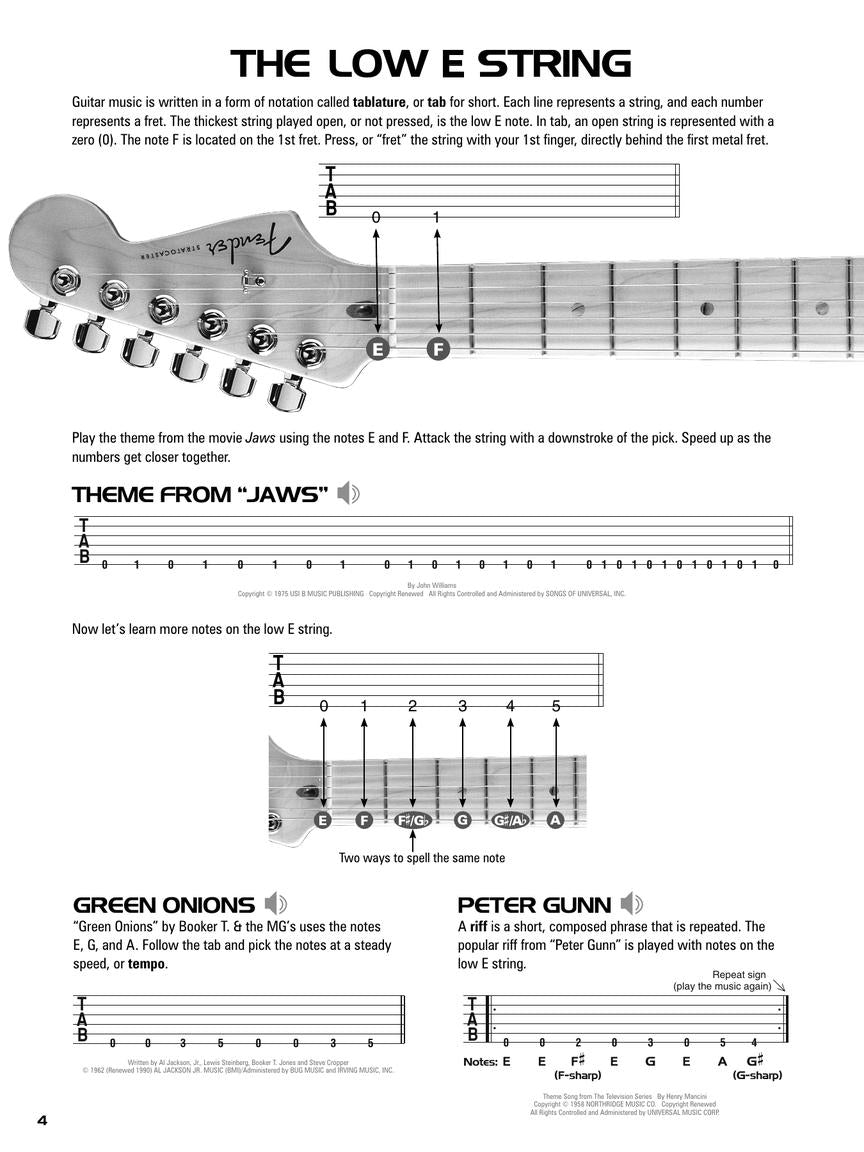 Hal Leonard Guitar Tab Method - Book 1 (Book/Audio)