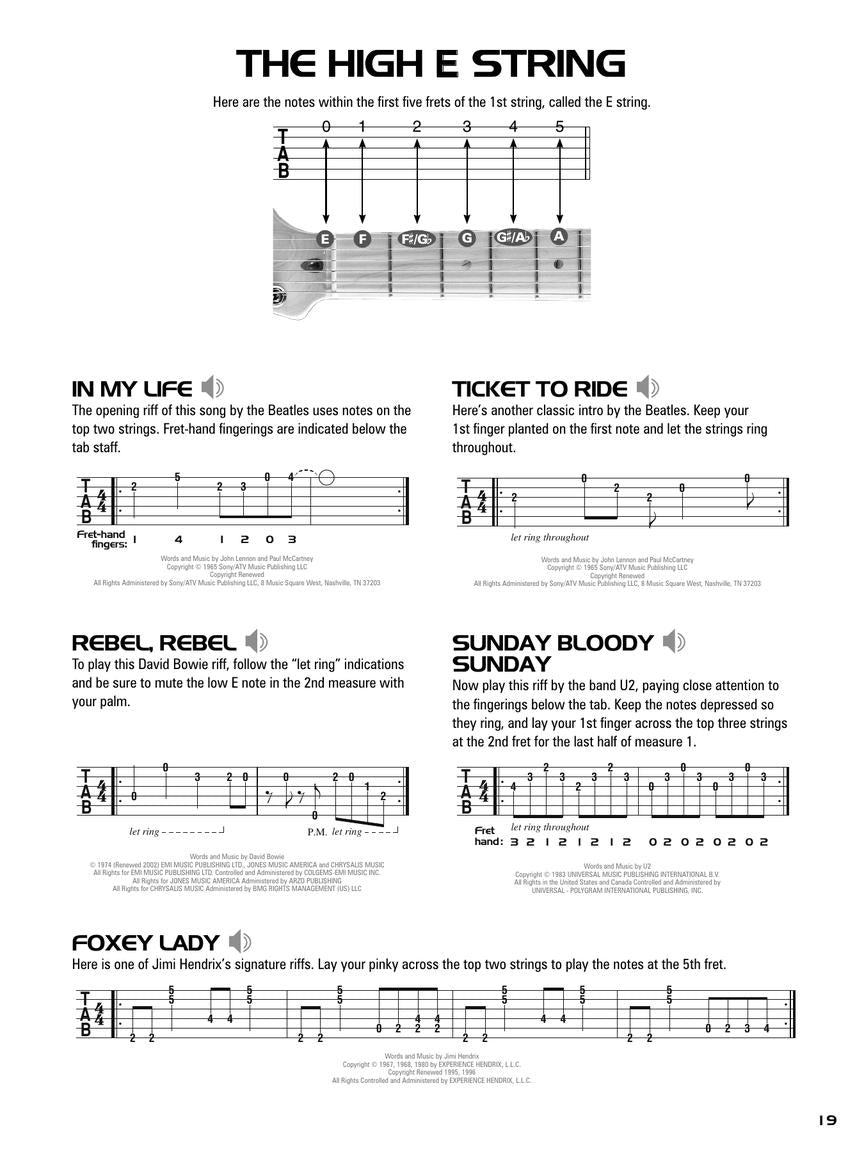 Hal Leonard Guitar Tab Method - Book 1 (Book/Audio)