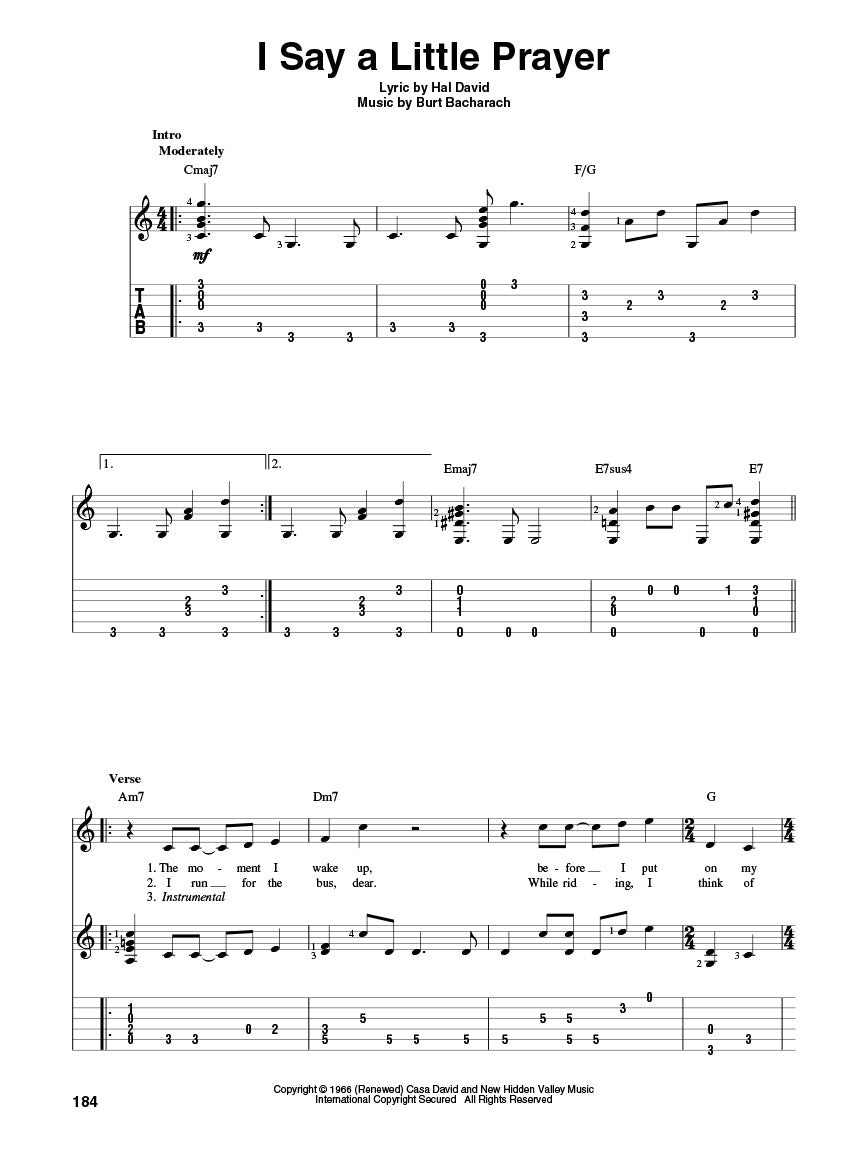 100 Most Beautiful Songs Ever - Fingerpicking Guitar Book