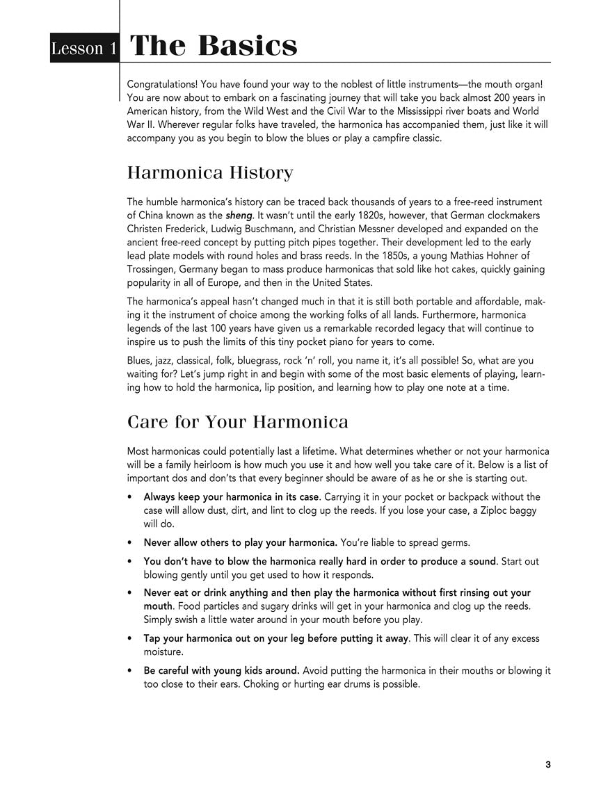Play Harmonica Today Complete Kit With Book Dvd Cd & Hohner Guitar Folk