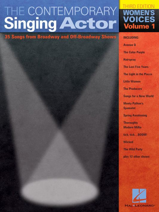 Contemporary Singing Actor - Women's Edition Volume 1 Book