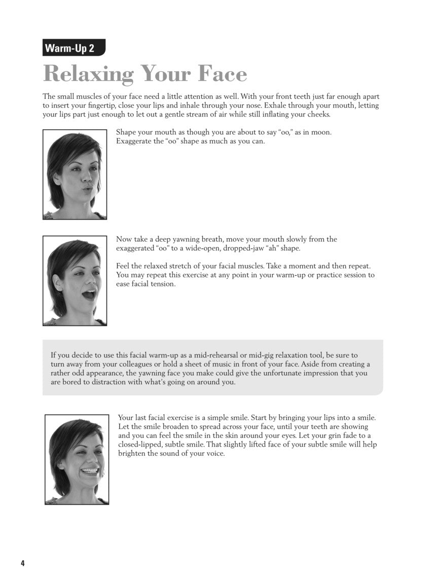 Vocal Warm Ups Pro Book/Ola