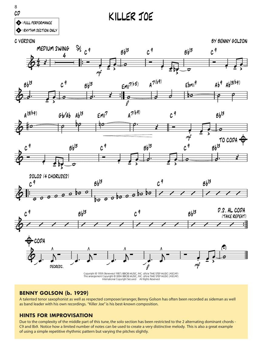 Essential Elements - Jazz Standards Play Along Book - B-flat, E-flat and C Instruments