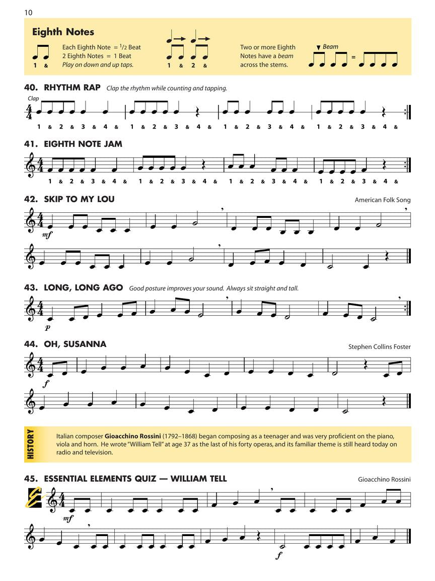 Essential Elements For Band - Clarinet Book 1 (Book & EEi)