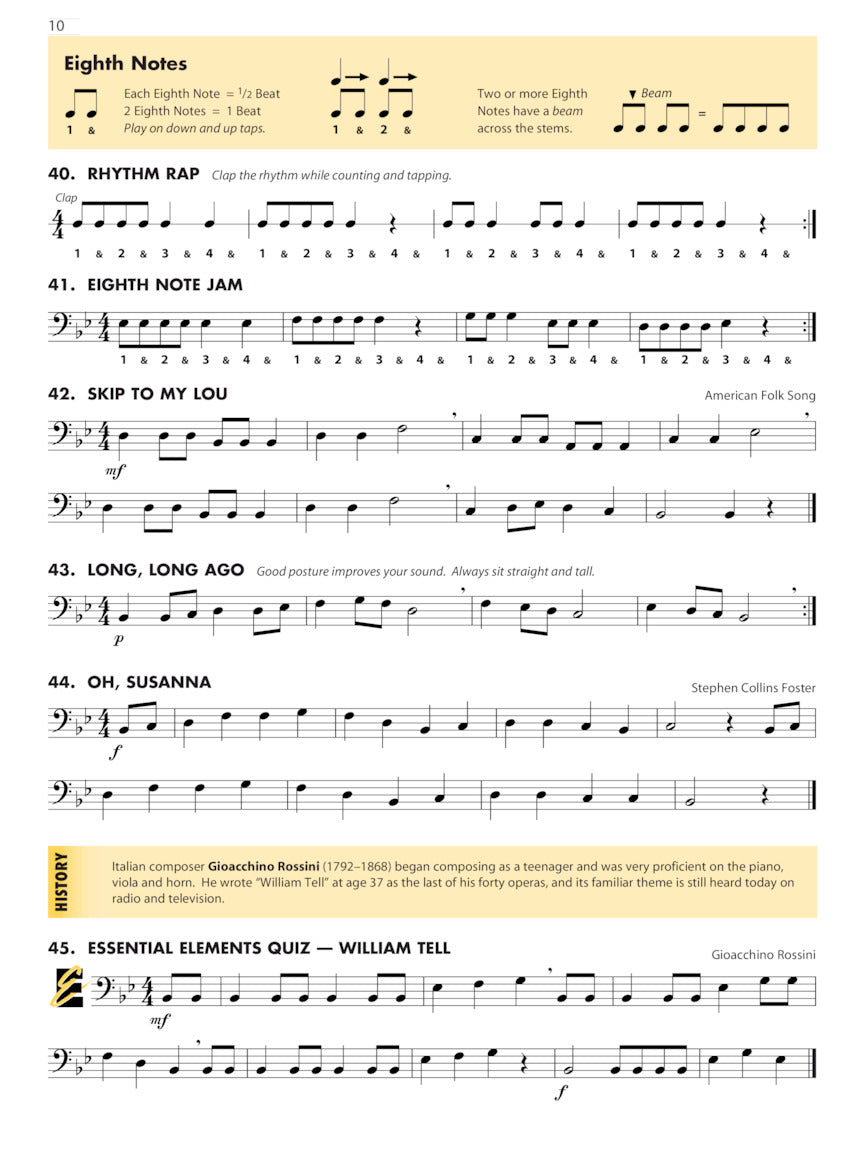 Essential Elements For Band - Book 1 Baritone/Euphonium B.C (Book & EEi)