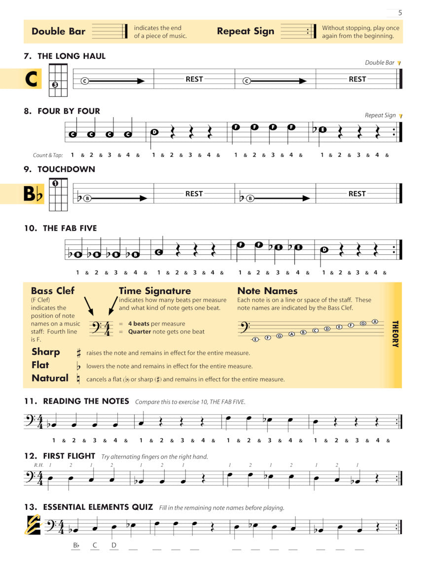 Essential Elements For Band - Electric Bass Book 1 (Book & EEi)