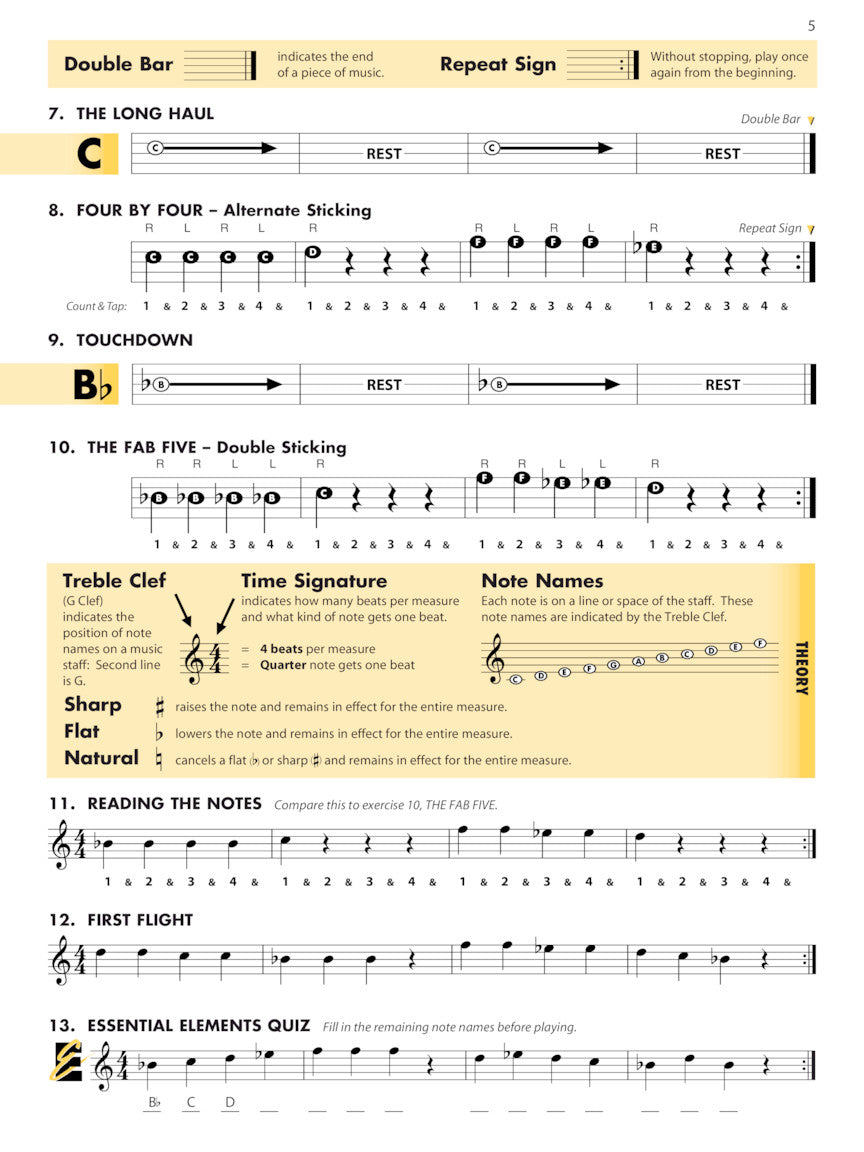 Essential Elements For Band - Percussion & Keyboard Percussion Book 1 (Book & EEi)